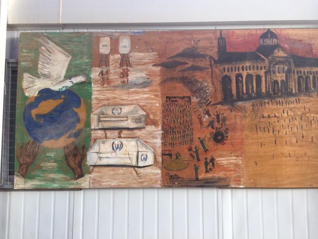 Syrian mural 3 at zatari